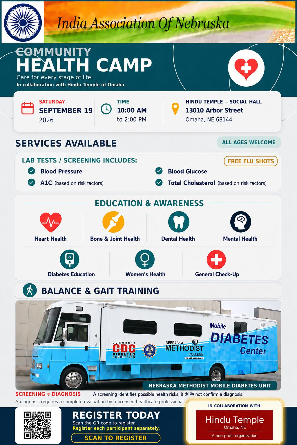 Annual Community Health Camp- Free